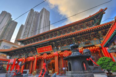 Shik Sik Yuen Wong Tai Sin Tapınağı, Hong Kong, 18 Eylül 2021 