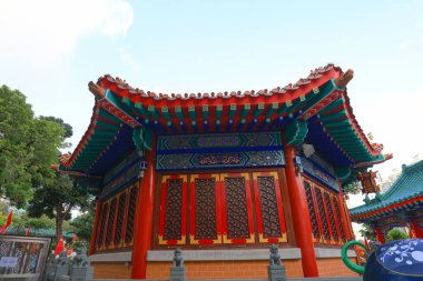 Shik Sik Yuen Wong Tai Sin Tapınağındaki Konfüçyüs Salonu, 18 Eylül 2021 