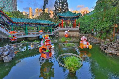 Shik Sik Yuen Wong Tai Sin Tapınağı, Hong Kong, 18 Eylül 2021 