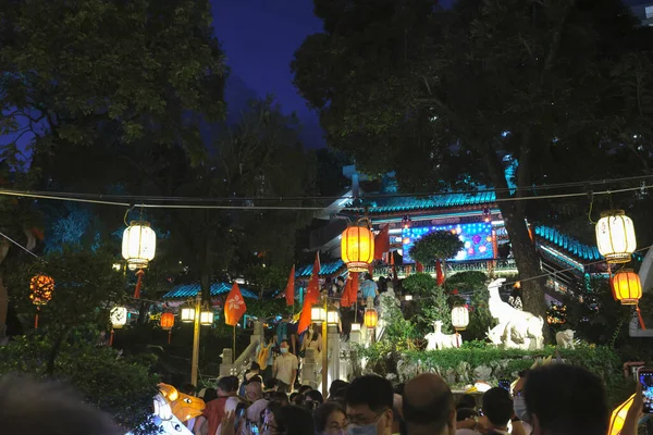 2021 God Önsketrädgård Vid Sik Sik Yuen Wong Tai Syntetemplet — Stockfoto