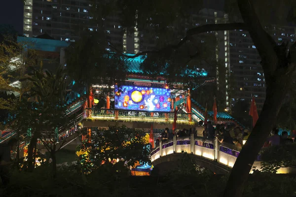 2021 God Önsketrädgård Vid Sik Sik Yuen Wong Tai Syntetemplet — Stockfoto