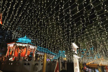  Sik Sik Yuen Wong Tai Sin Tapınağındaki Yue Heung Pavyonu, 18 Eylül 2021