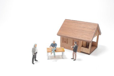 Şekil adamları, bina mühendisi..