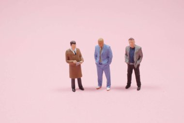 Küçük işletme figürünün küçük grubu.