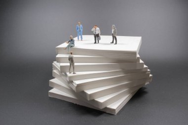 Küçük işletme figürü. 