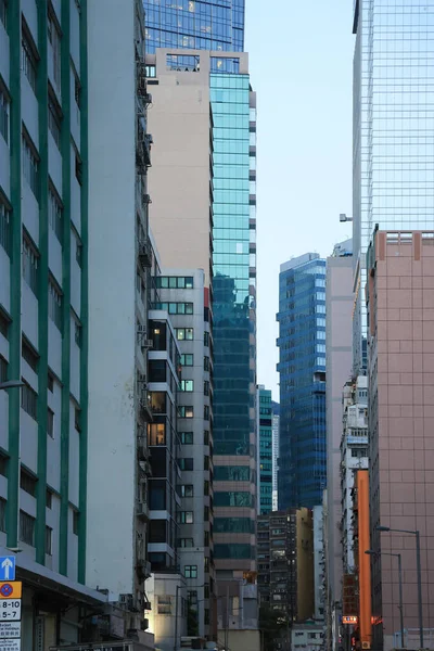 Здания Делового Района Квунтонг Гонконг Сентября 2021 Года — стоковое фото