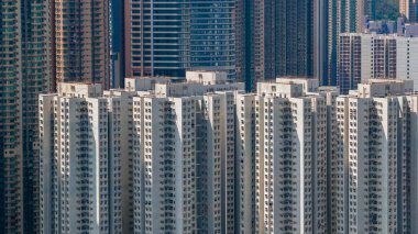 Modern coastal district with parks and skyline views