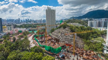 Urban renewal and public housing development in Kowloon