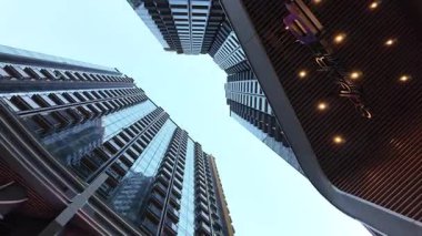 Tai Kok Tsui Skyline 'daki yüksek katlı apartmanlar, 11 Ekim 2025