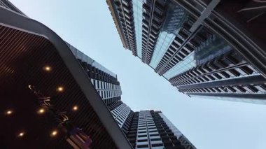 Tai Kok Tsui Skyline 'daki yüksek katlı apartmanlar, 11 Ekim 2025