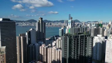 Sai Ying Pun 'da ikamet ve sokak manzarası, 13 Eylül 2025  