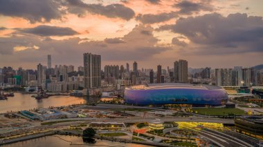 Kai Tak bölgesinde modern stadyum ve otoyol altyapısı