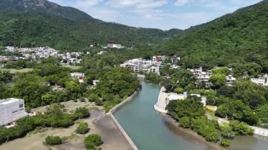 Geleneksel Ham Tin Köyü Kırsal Hong Kong 25 Ekim 2025