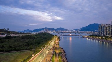 Sahne Tseung Kwan O Güney Rıhtım Alanı Görünümü
