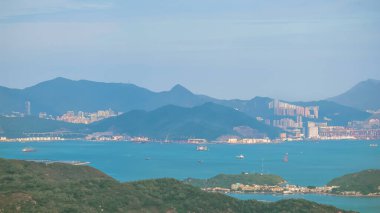 Pok Fu Lam 'da deniz manzaralı lüks bir ev.