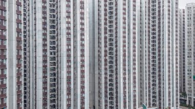 Hong Kong Adası 'nda lüks daireler ve yaşam tarzı.