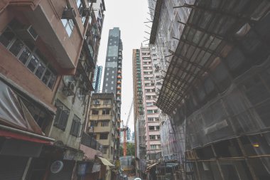 Wan Chai mahallesindeki tarihi apartman binaları