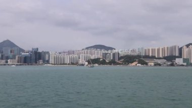 Kwun Tong Rıhtımı Şehir Arkaplanı, 29 Ekim 2025 