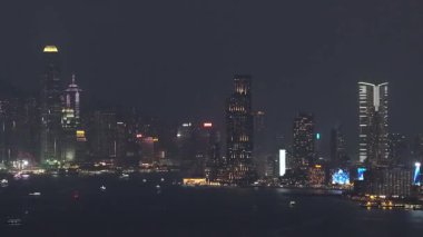 Iconic HK Skyline Şehir Manzarası 25 Ekim 2025