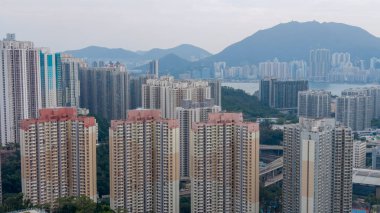 Hong Kong, Kwun Tong 'daki yerleşim yerleri.