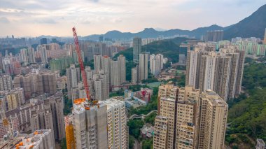 Hong Kong, Kwun Tong 'daki yerleşim yerleri.