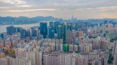 Hong Kong, Kwun Tong 'daki yerleşim yerleri.