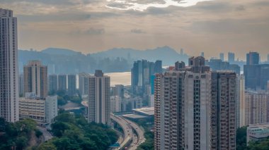 Hong Kong, Kwun Tong 'daki yerleşim yerleri.