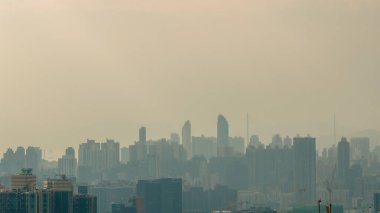 Sis ve şehir görünürlüğünü düşüren çevresel bir sorun