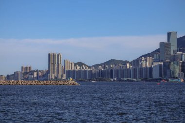 Modern şehir manzarası harmanlama işi, konut ve liman manzarası 14 Eylül 2025