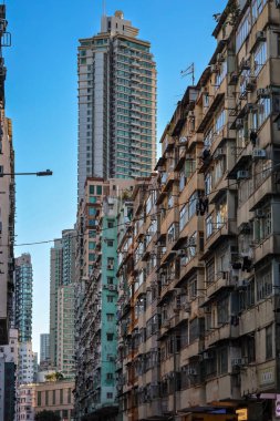 Tarihi Hong Kong mahallesinde yüksek yoğunluklu konutlar 14 Eylül 2025