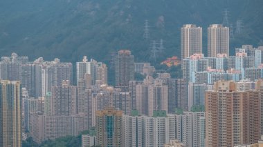 Hillside halk konutları manzaralı Kowloon fon numarası 12025