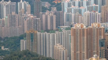 Hillside halk konutları manzaralı Kowloon fon numarası 12025