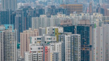 Kowloon Doğu ufuk çizgisi manzaralı Hillside toplu konutları 12025