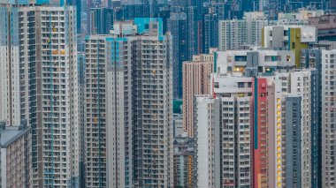 Kowloon Doğu ufuk çizgisi manzaralı Hillside toplu konutları 12025