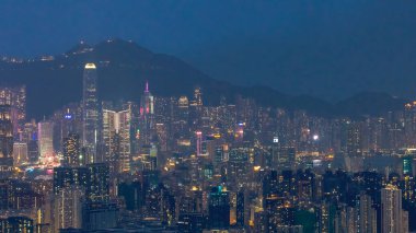 Iconic City Skyline harman limanı ve gökdelenler 1 Kasım 2025