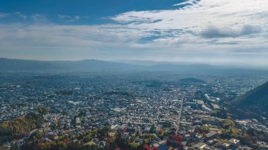 Kyoto 'nun kuzey bölgesindeki kentsel manzara 24 Kasım 2025