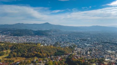 Kyoto 'nun kuzey bölgesindeki kentsel manzara 24 Kasım 2025