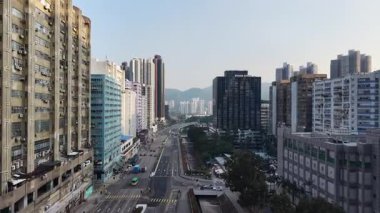 Fo Tan Bölgesi Şehir Manzarası, Hong Kong, 27 Aralık 2025
