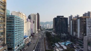 Fo Tan Bölgesi Şehir Manzarası, Hong Kong, 27 Aralık 2025