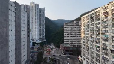 Fo Tan Bölgesi Şehir Manzarası, Hong Kong, 27 Aralık 2025