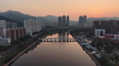 Sha Tin 'deki Shing Mun Nehri' nin 27 Aralık 2025 Manzarası