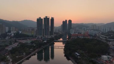 Sha Tin 'deki Shing Mun Nehri' nin 27 Aralık 2025 Manzarası