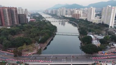 Sha Tin 'deki Shing Mun Nehri' nin 27 Aralık 2025 Manzarası