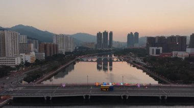 Sha Tin 'deki Shing Mun Nehri' nin 27 Aralık 2025 Manzarası