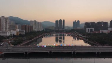 Sha Tin 'deki Shing Mun Nehri' nin 27 Aralık 2025 Manzarası