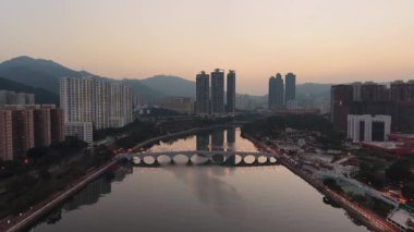 Sha Tin 'deki Shing Mun Nehri' nin 27 Aralık 2025 Manzarası