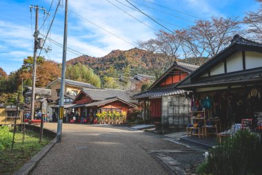 Barışçıl Japon dağ köyü 23 Kasım 2025 'te günlük kırsal yaşam