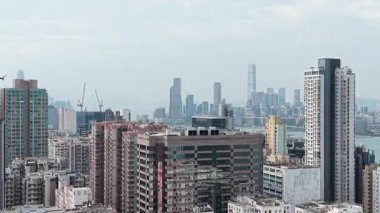 Kuzey Noktası Rıhtım Mahallesi Victoria Limanı Hong Kong Limanı 31 Aralık 2025
