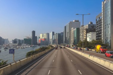 Urban Elevated Kwun Tong Bypass Across East Kowloon Landscape Dec 27 2025