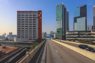 Kentsel Yükseltilmiş Kwun Tong Geçidi Doğu Kowloon Peyzajı 27 Aralık 2025